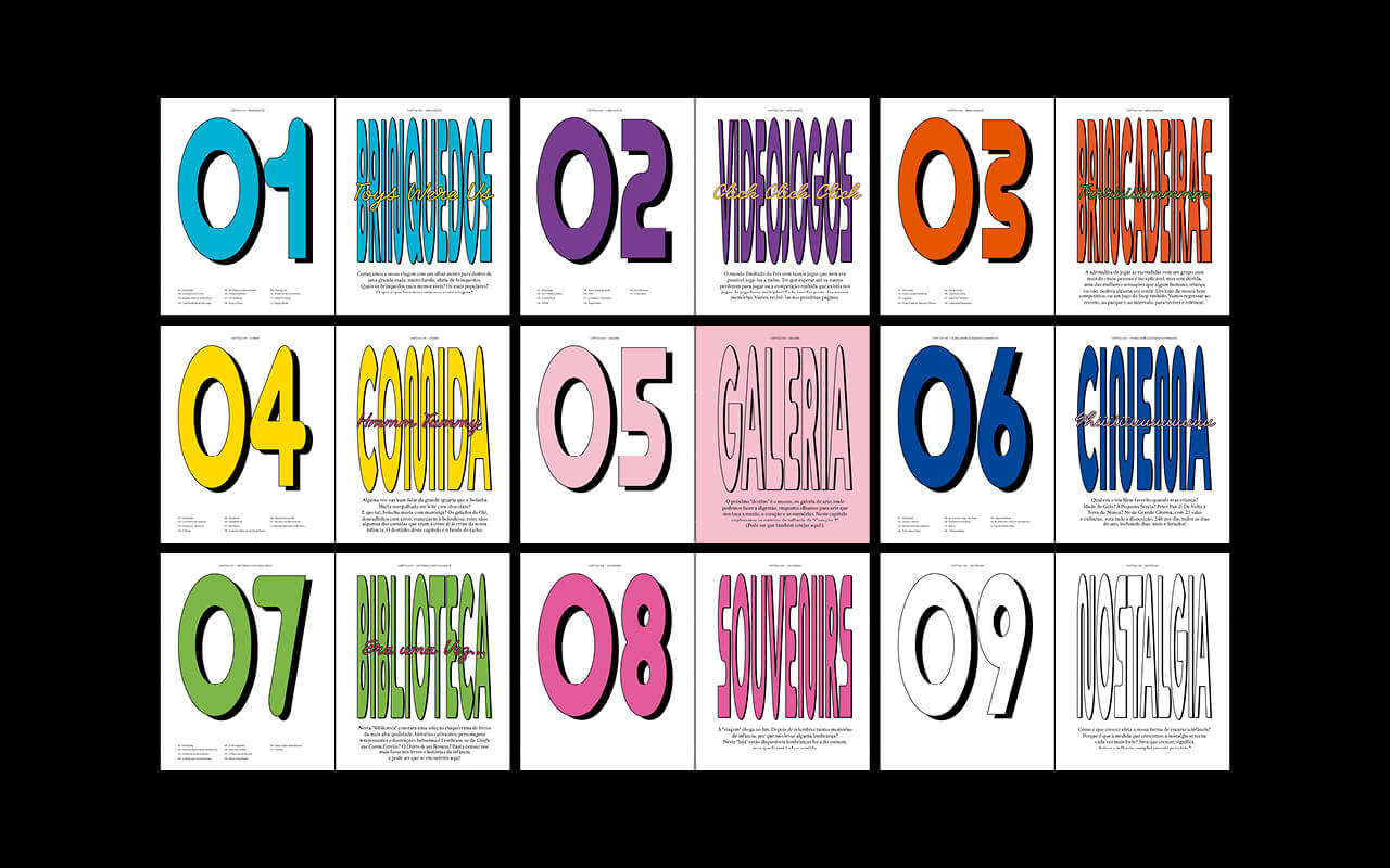 Memorabilia Book Spreads